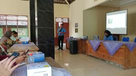 PELATIHAN E LIBRARY DI KALURAHAN NGORO ORO